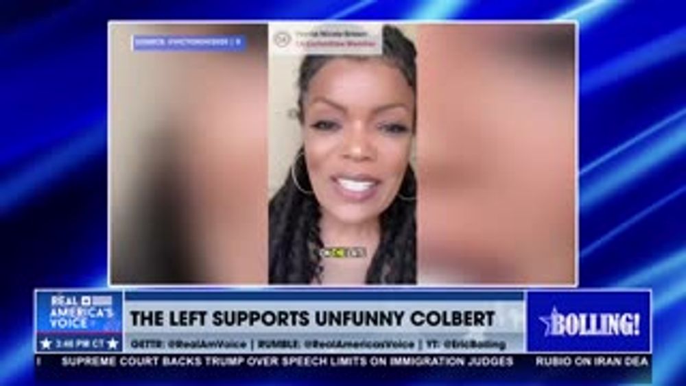 THE LEFT SUPPORTS UNFUNNY COLBERT