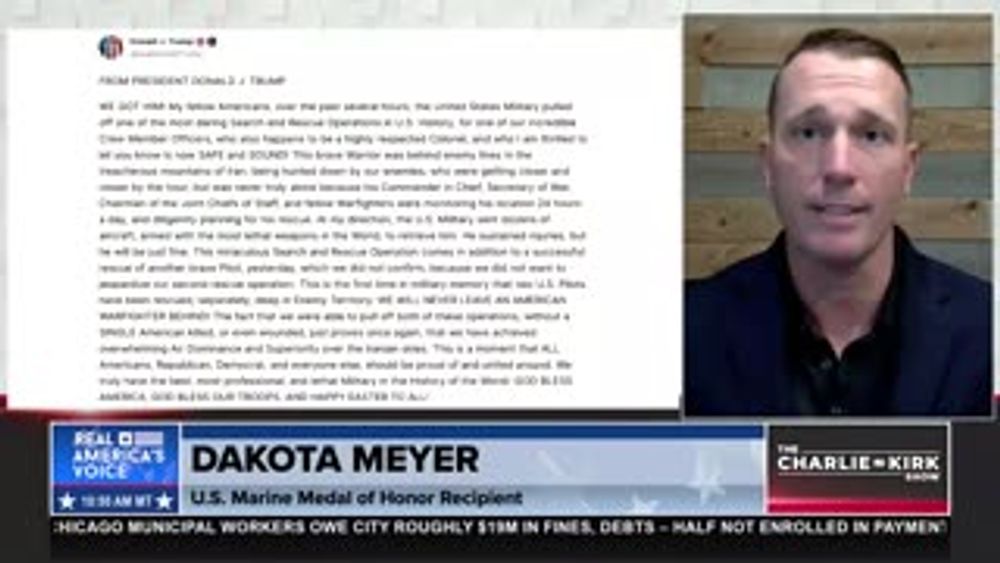 MOH RECIPIENT WEIGHS IN ON AMERICAN PILOT RESCUE