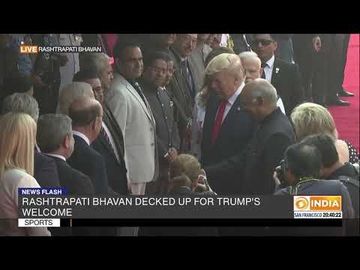 President Trump meets Indian Dignitaries