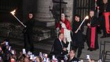 Pope Leo the first pontiff in decades to carry the cross for full Good Friday procession