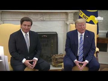 President Trump Meets with the Governor of Florida