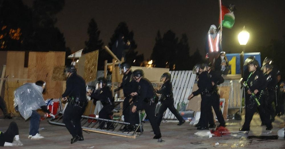 Police enter UCLA encampment as chaotic scenes emerge from anti-Israel demonstration