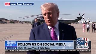 TRUMP ON TALKS WITH IRAN THIS WEEKEND