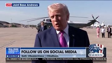 TRUMP ON TALKS WITH IRAN THIS WEEKEND