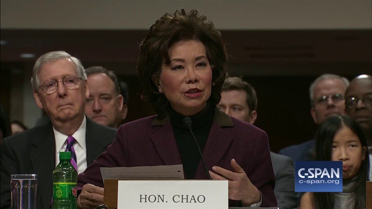 Secretary of Transportation Nominee Elaine Chao Opening Statement (C-SPAN)
