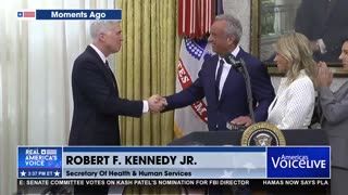 RFK JR. HAS BEEN OFFICIALLY SWORN IN AS HHS SECRETARY!