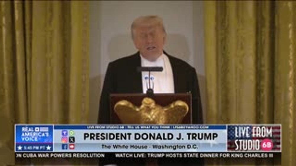 PRESIDENT TRUMP WELCOMES KING CHARLES TO THE WH AND CRACKS A JOKE