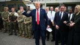 Trump visits with DC National Guard as administration cracks down on the capital's 'crime crisis'