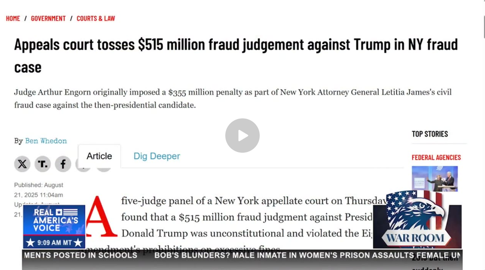 BREAKING: CASE AGAINST TRUMP TOSSED