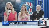 STEVE BANNON WITH MONICA CROWLEY AND WAR ROOM POSSE AT CPAC 2023