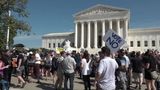 Protesters Gather Outside Supreme Court to Oppose Kavanaugh Nomination