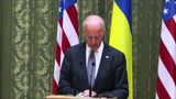 Biden: Russia must stop talking, start acting