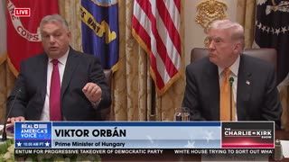 ORBAN SAYS NO WAR IN UKRAINE WITH TRUMP AS PRESIDENT