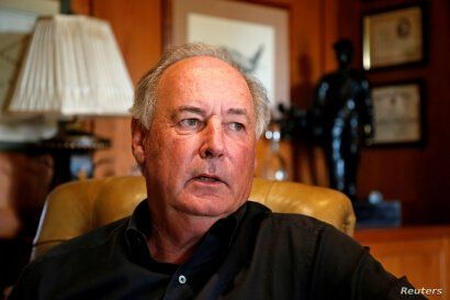 U.S. businessman Harry Sargeant III speaks about his dealings with Venezuela during an interview with Reuters at his home in…