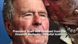 George H.W. Bush released from Houston hospital