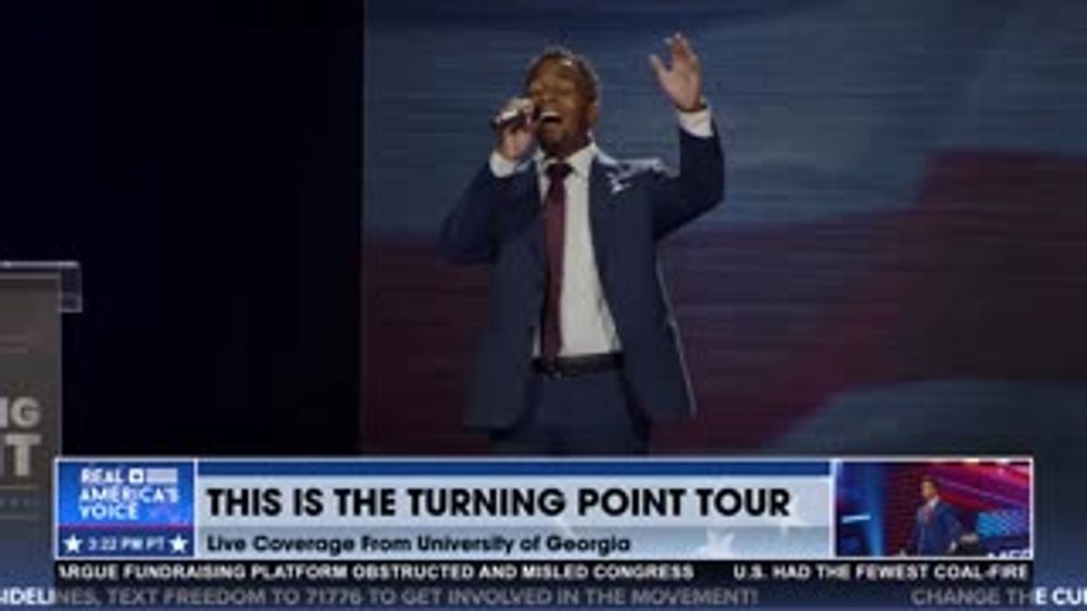 NATIONAL ANTHEM PERFORMED AT TURNING POINT USA EVENT AT UGA