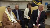President Trump Meets with Amir al-Sabah