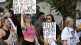 Protests erupt nationwide after Roe reversal, trapping lawmakers in Arizona Capitol