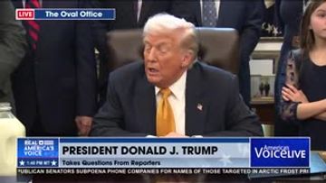 POTUS SETS THE RECORD STRAIGHT WITH REPORTER ON GREENLAND