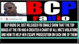 BCP RADIO 34: WOW! JUST RELEASED FBI COMMS REVEAL FBI CREATED A CHART LISTING HILLARY’S MANY CRIMES!