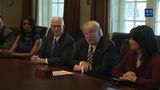 President Trump Meets with the Congressional Black Caucus Executive Committee