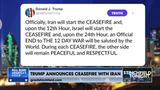 IRAN AGREES TO CEASEFIRE