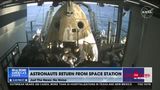 ASTRONAUTS BACK ON U.S. SOIL