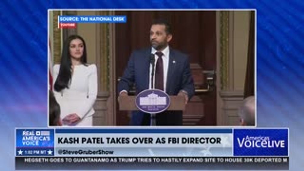 KASH PATEL'S FIRST SPEECH AFTER BEING SWORN IN AS FBI DIRECTOR