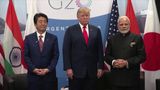 President Trump Meets with the PM of Japan and the PM of the Republic of India