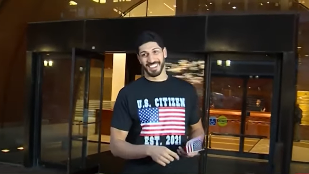 Welcome New American Citizen Enes Kanter Freedom