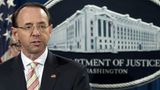 DOJ Official: US Deputy Attorney General Rosenstein to Step Down in March