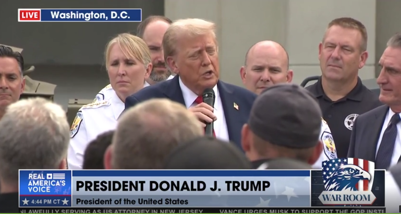 TRUMP ANNOUNCES AN EFFORT TO IMPROVE WASHINGTON, D.C. PARKS 