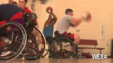Wounded warriors hit the courts for Warrior Games