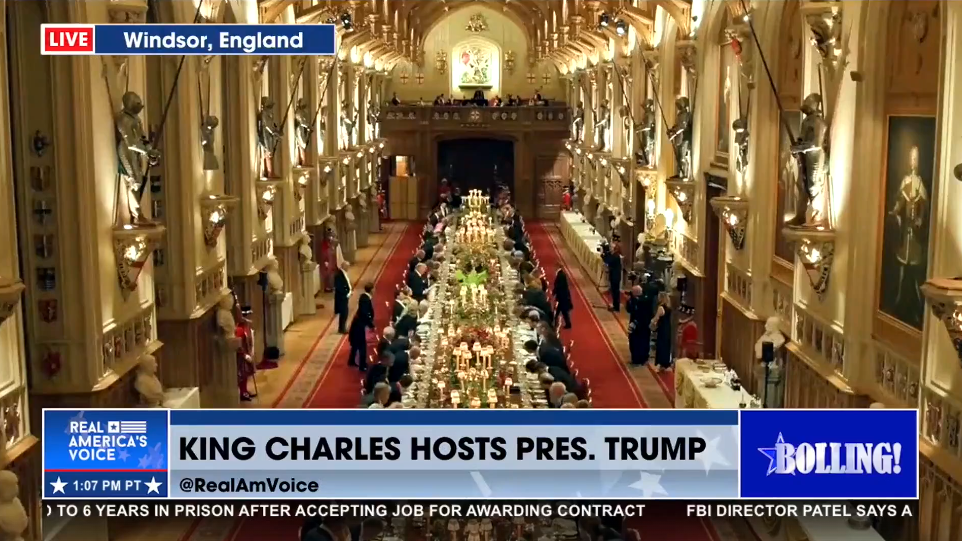 PRESIDENT TRUMP’S REMARKS AT STATE BANQUET AT WINDSOR CASTLE