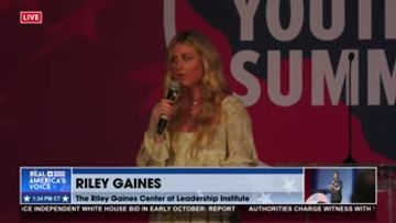 Riley Gaines tells women to fight for their own rights