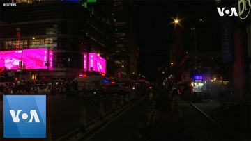 New York City Power Outage Darkens Broadway, Times Square