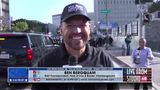 ROCK THROWN AT BEN BERGQUAM IN LA