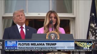 FIRST LADY MELANIA TRUMP DELIVERS REMARKS AT THE CONGRESSIONAL PICNIC