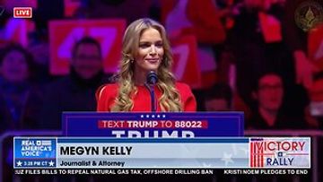 MEGYN KELLY AT TRUMP’S VICTORY RALLY