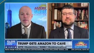 AMAZON CAVES TO TRUMP