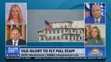 FLAGS FULL STAFF AT INAUGURATION