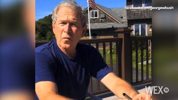 George W. Bush takes on ALS Ice Bucket Challenge