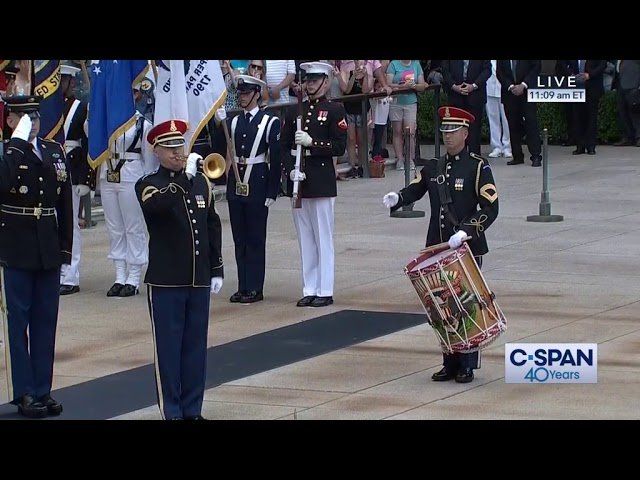 VP Pence at Tomb of the Unknown Soldier on Memorial Day –  (C-SPAN)