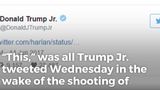Donald Trump Jr. Makes Simple Statement Against Glorifying Violence