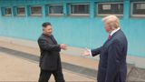President Trump meets Chairman Kim at the DMZ