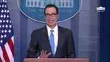 Treasury Secretary Mnuchin Briefs Reporters