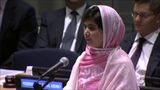 Malala celebrates 16th birthday with UN address