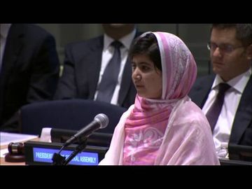 Malala celebrates 16th birthday with UN address