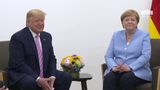 President Trump Participates in a Bilateral Meeting with the Chancellor of Germany