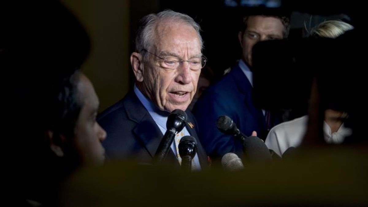 US Senate Judiciary Chair Grassley’s Move to Leave Key Opening